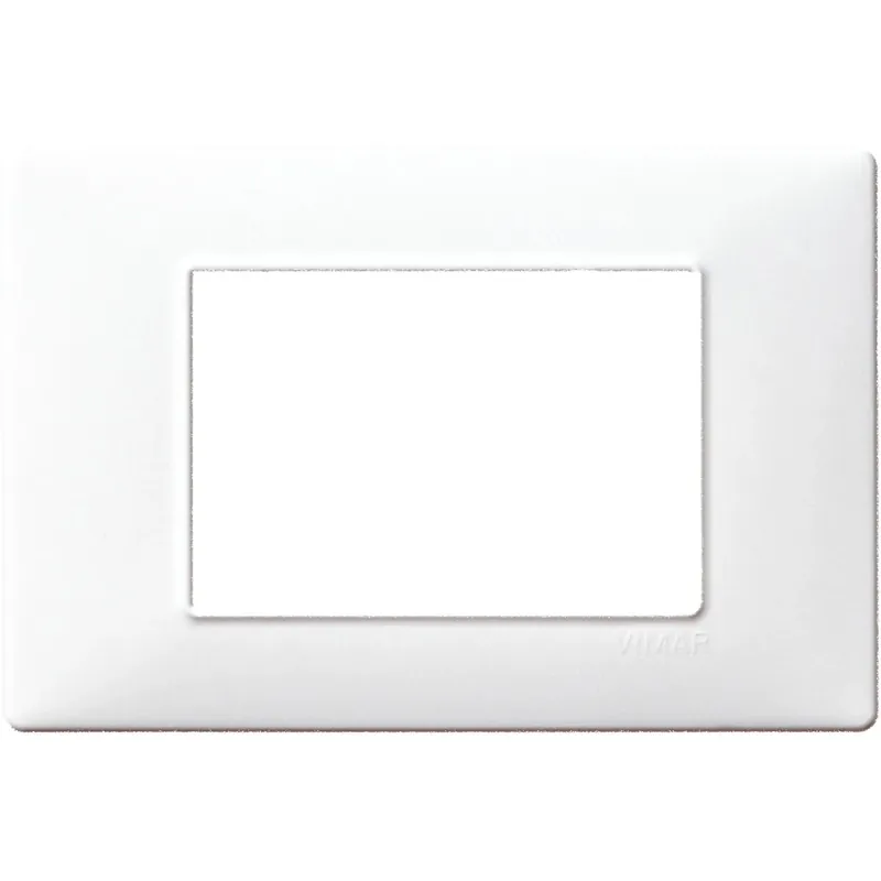 Placca Vimar Plana 3 moduli bianco