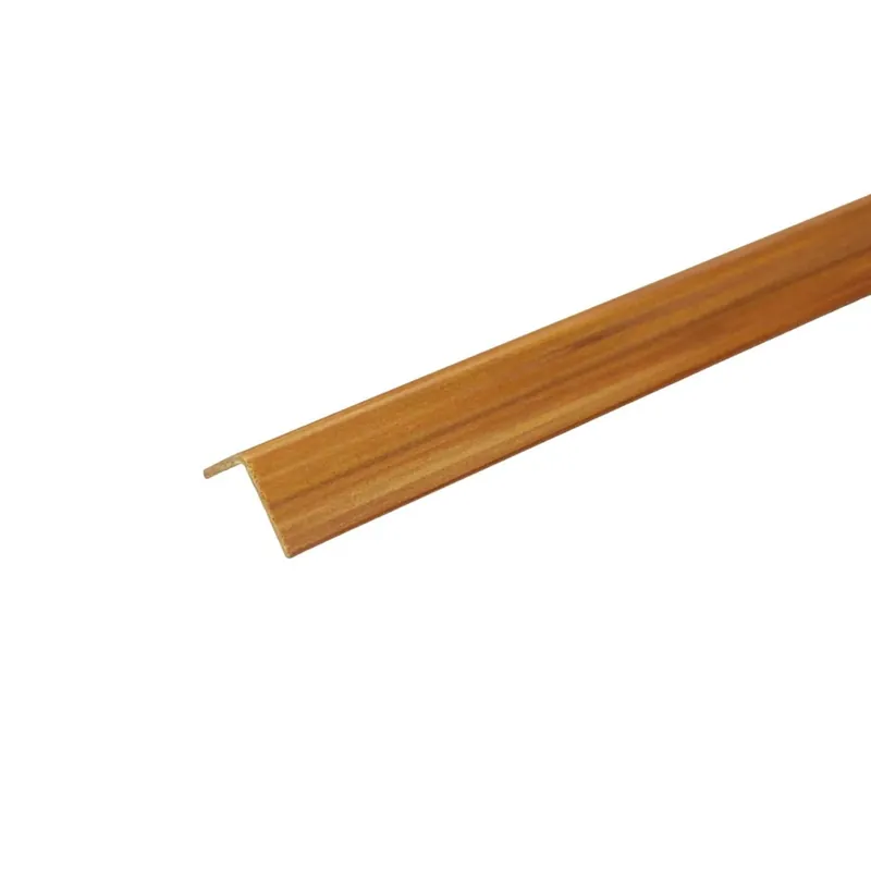 Profilo angolare in pvc Angelplast 3 m noce chiaro