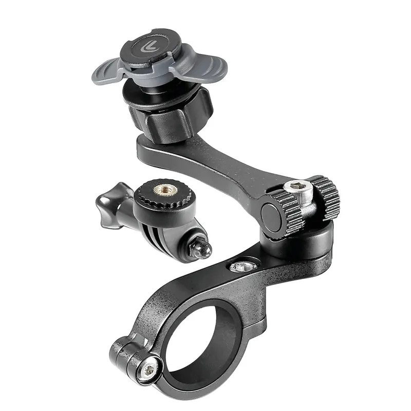 Supporto per manubrio bici e moto Titan Combo Pro alta resistenza nero