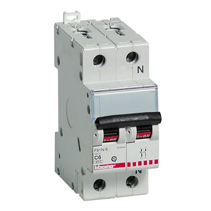 Interruttore magnetotermico Bticino 1 polo + neutro 10 A