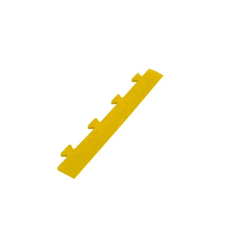 Scivolo maschio per piastrella in PVC 480x70x8 mm giallo