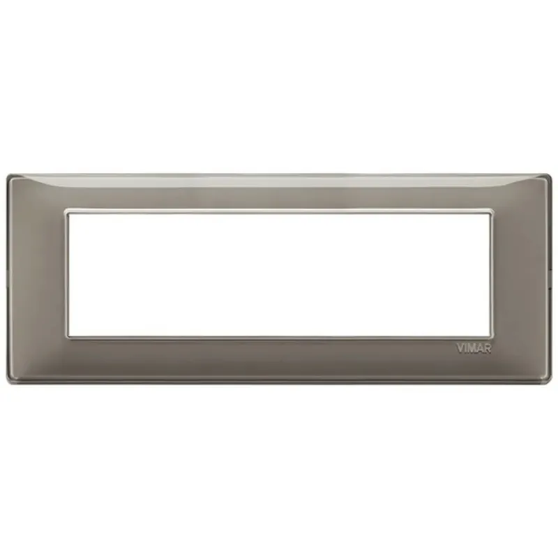 Vimar Plana placca 7M reflex colore cenere