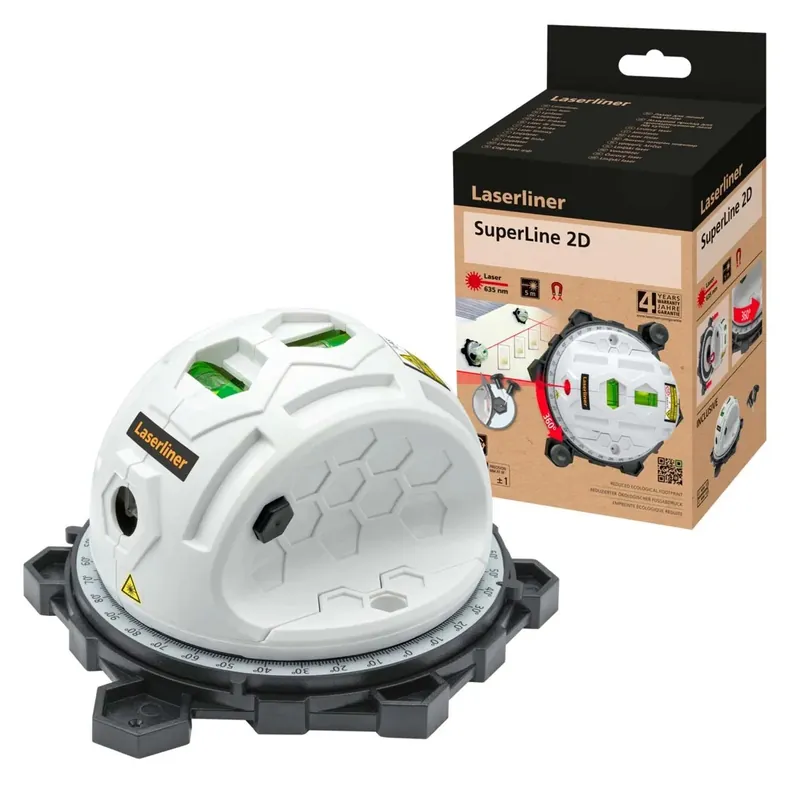 Misuratore laser 2 assi allineati