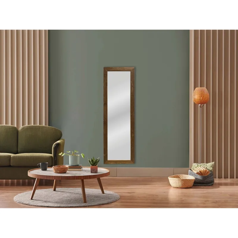 Specchio rustico 40x120 cm noce