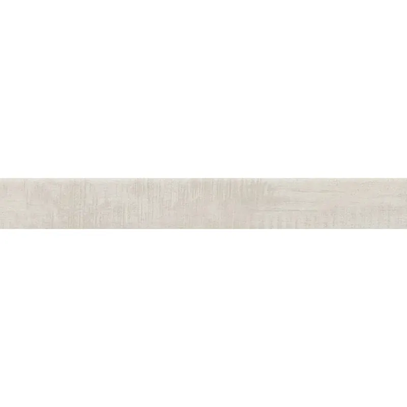 Battiscopa Trame in gres porcellanato ghiaccio 7 cm x 60 cm