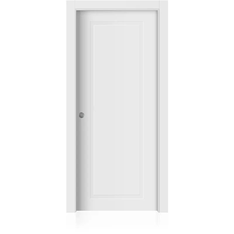 Porta a scorrevole reversibile Ice una bugna laccata 200x80 cm