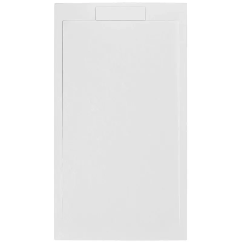 Piatto doccia Euphoria in resine di poliestere bianco 80x120 cm