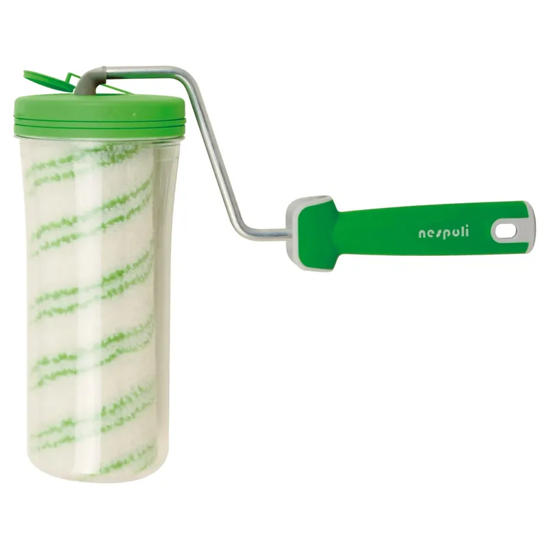 Rullo per pittura pareti lisce 22 cm con contenitore Rollmatic