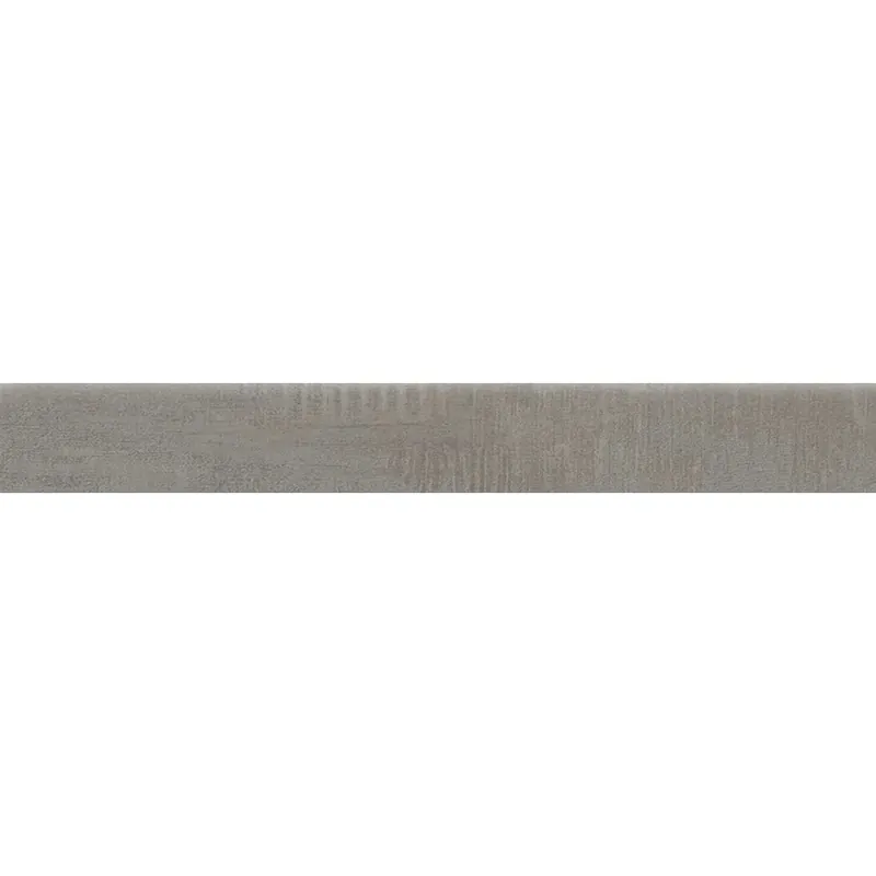 Battiscopa Trame in gres porcellanato grigio 7 cm x 60 cm