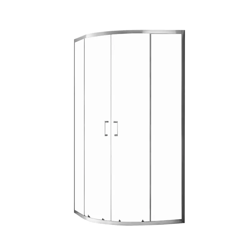 Box doccia Kiara semicircolare trasparente 80 cm