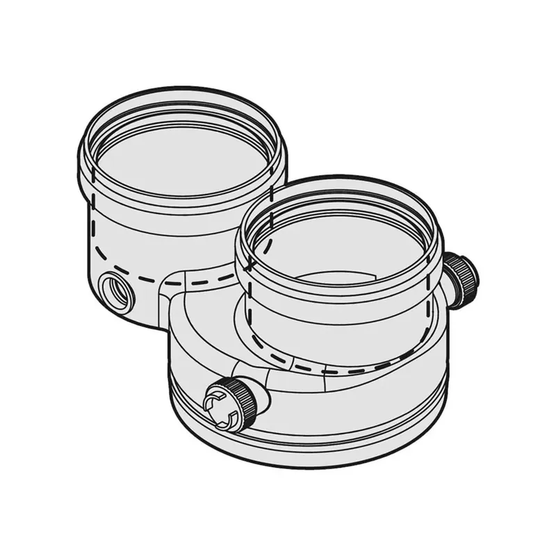 Sistema sdoppiato per caldaie a condensazione Bosch 80/80