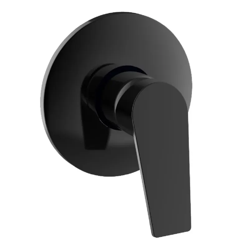 Miscelatore incasso doccia serie Kalos nero