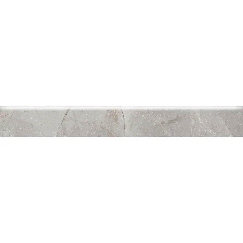 Battiscopa in gres porcellanato Iberis Elite grigio 7,5x60 cm