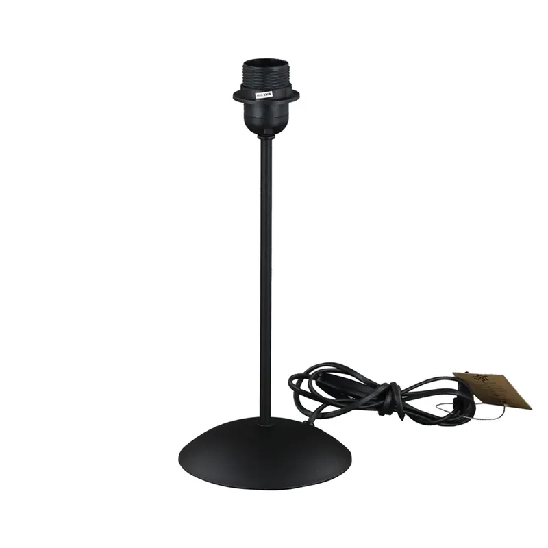 Base per lampada da tavolo 1xE27 280x150x150 mm nero