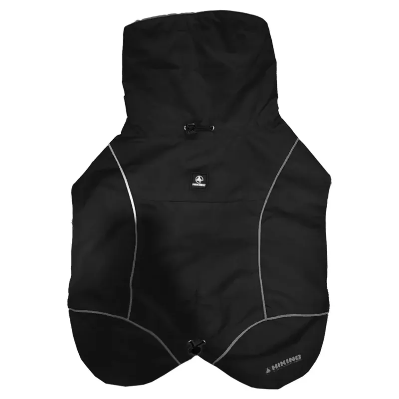 Cappotto cani impermeabile Hiking Makalu dorso 25 cm nero