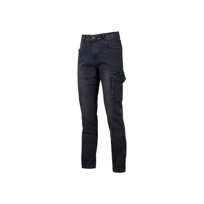 Jeans da lavoro cargo Upower Tommy nero tg XL