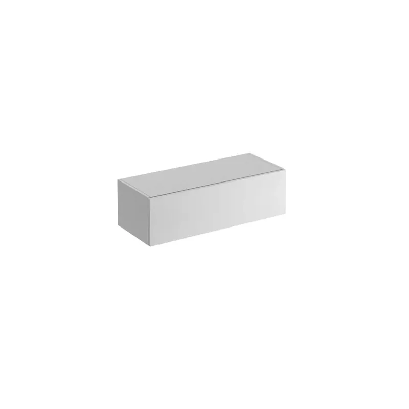 Mobile bagno base sospesa Caren 1 cassetto 35x35x45,8 cm acero