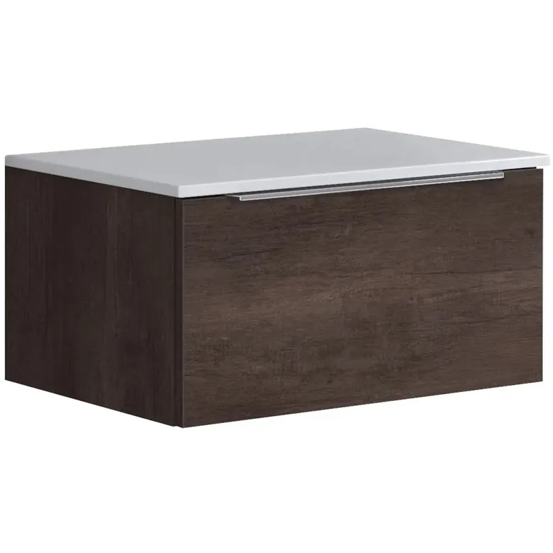 Mobile bagno cassettiera Bali con 1 cassetto 60x30x45,5 cm rovere scuro