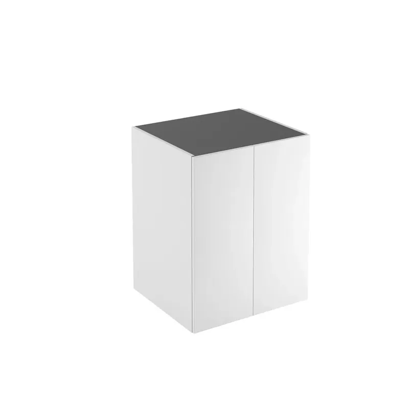 Mobile bagno base lavanderia 2 ante terra Caren h.90 l.70 p.70 cm bianco
