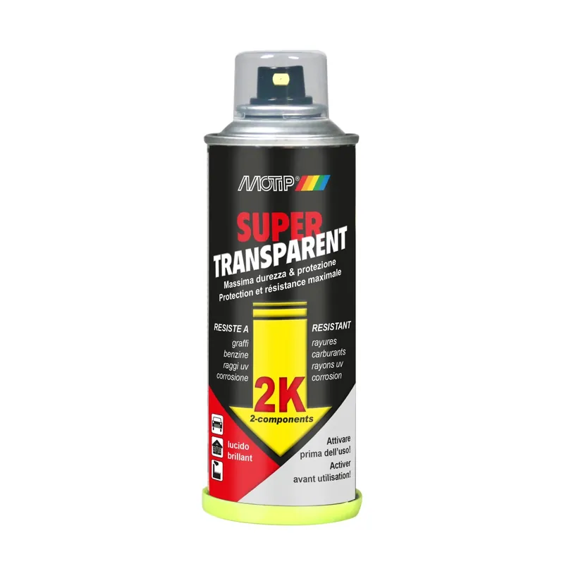 Vernice spray Super trasparente 2k 160 ml