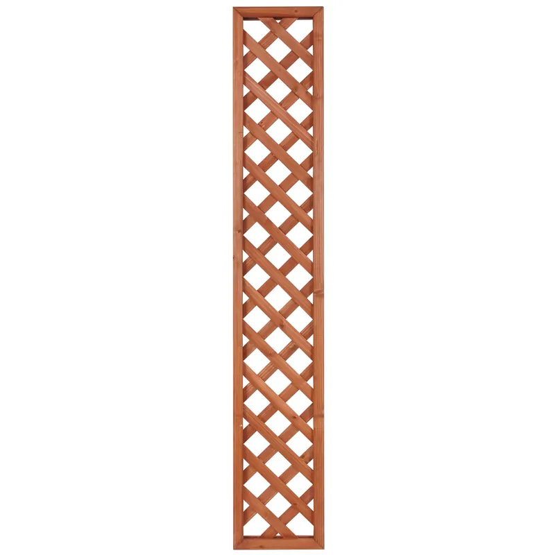 Traliccio fisso con cornice 1,8 m x 0,3 m ciliegio