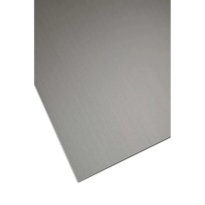Lastra in polipropilene alveolare Plastonda 59,4x42 cm sp 2,5 mm grigio