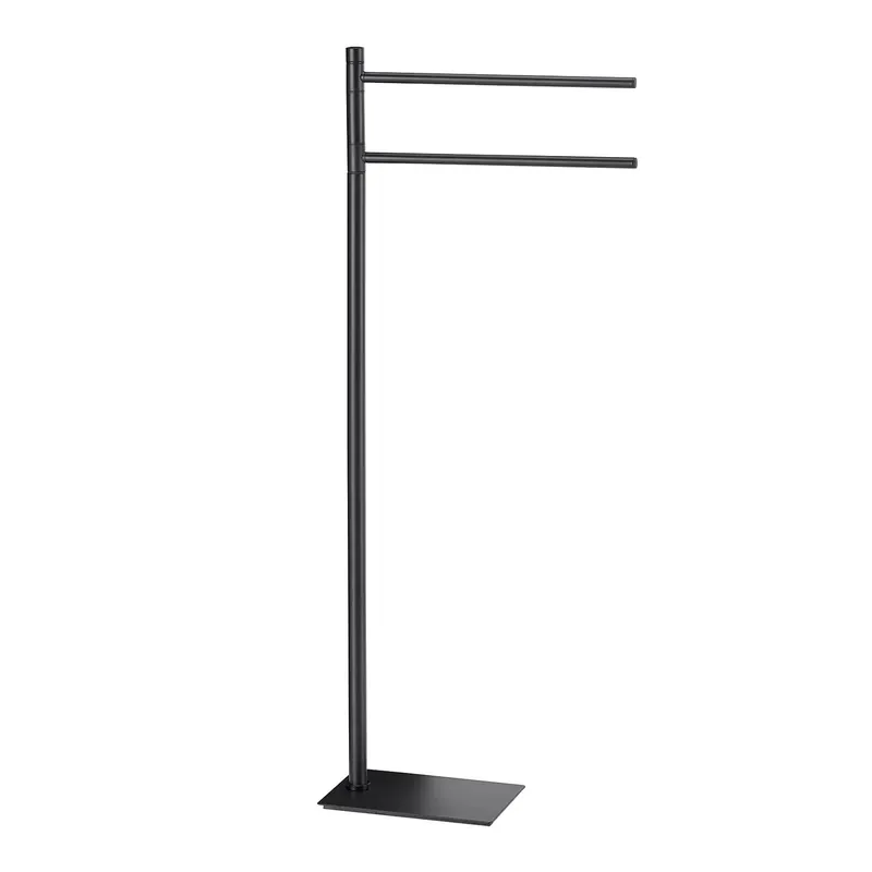 Porta asciugamani da terra Trilly nero opaco 84,5 cm