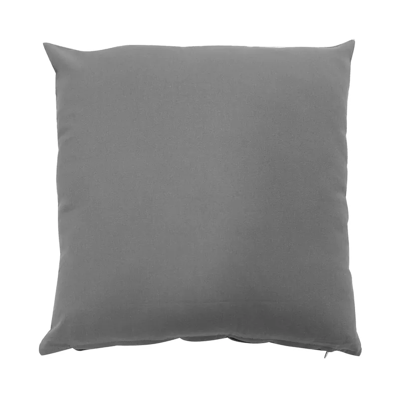 Fodera per cuscino tinta unita grigio 50x50 cm