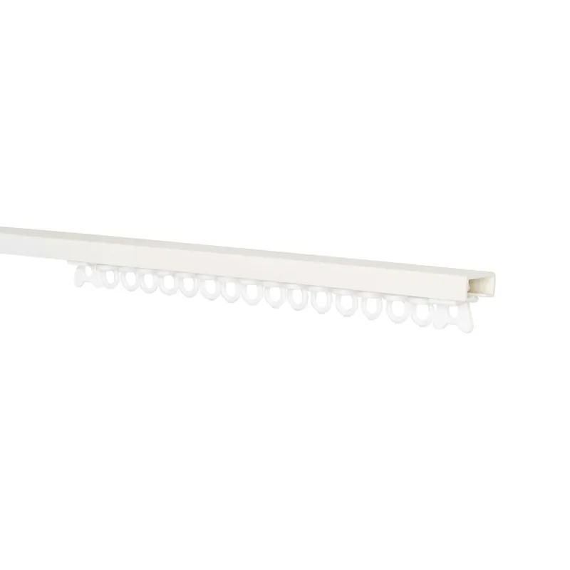 Binario per tenda AVR4 in PVC 160 cm bianco kit