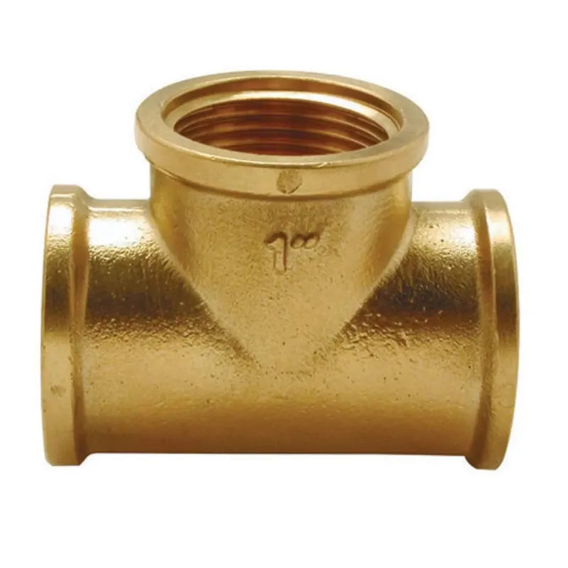 Tee in ottone giallo 3/4"