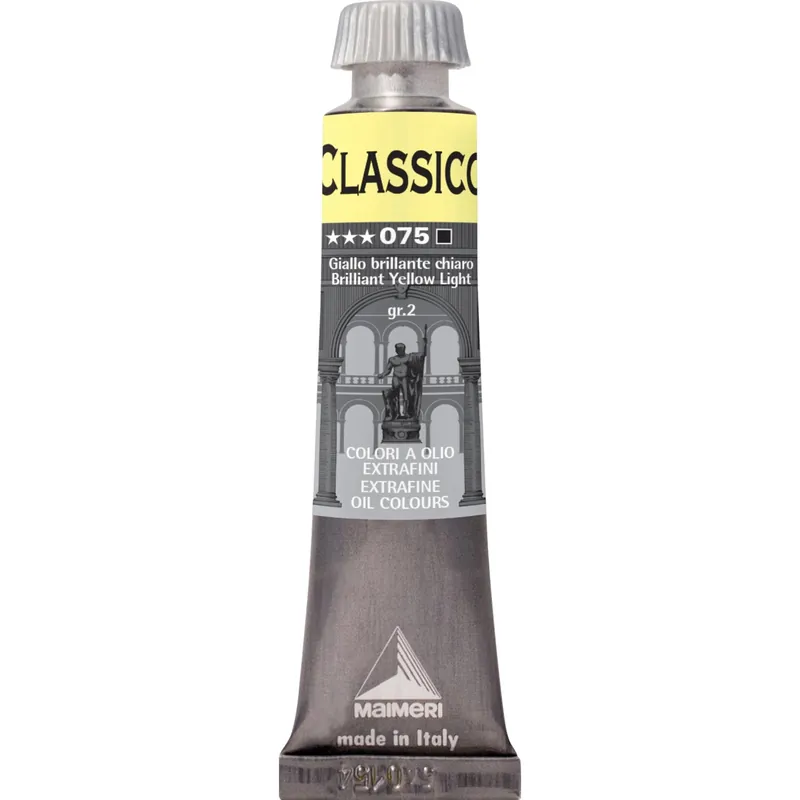 Colori olio classico 20 ml giallo brillante chiaro