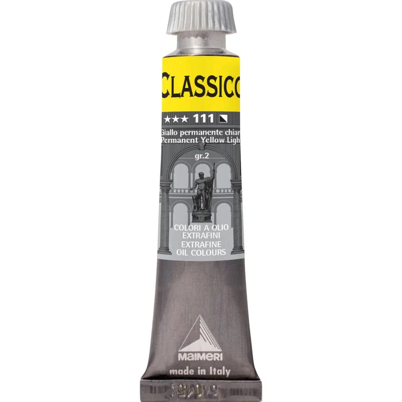Colori olio classico 20 ml giallo permanente chiaro