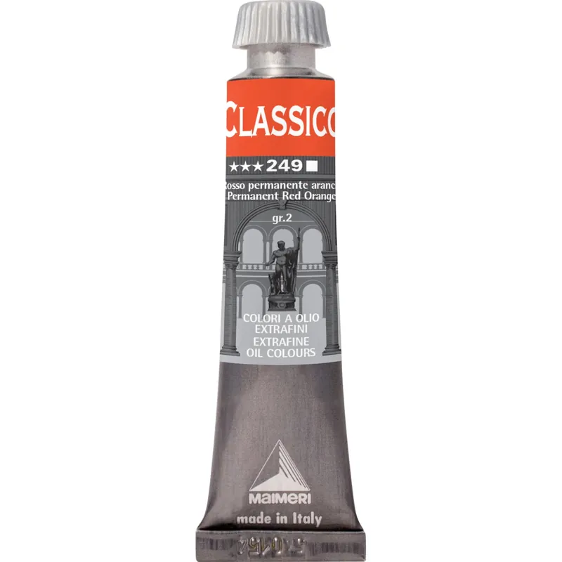 Colori olio classico 20 ml rosso perm. arancio
