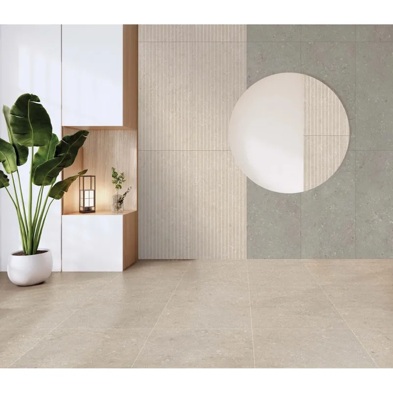 Piastrella in gres procellanato Stone taupe 60x120 cm 1,44 m²