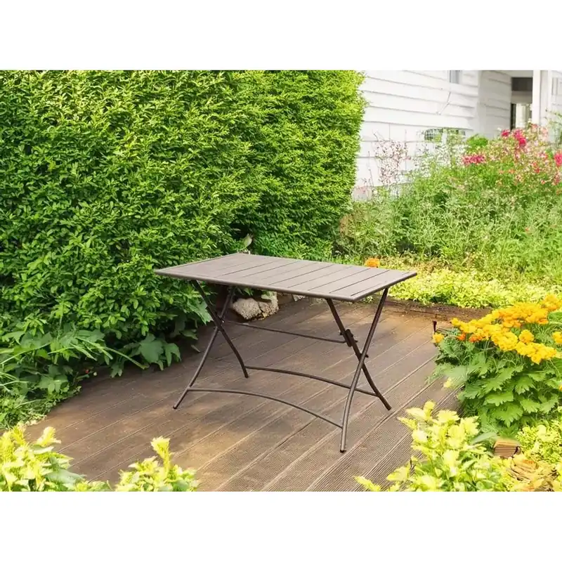 Tavolo da giardino in ferro 110x70x73 cm