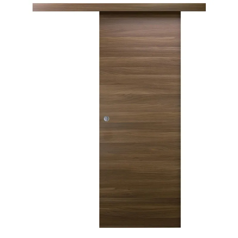 Porta scorrevole Jazz noce moderno 90x210 cm