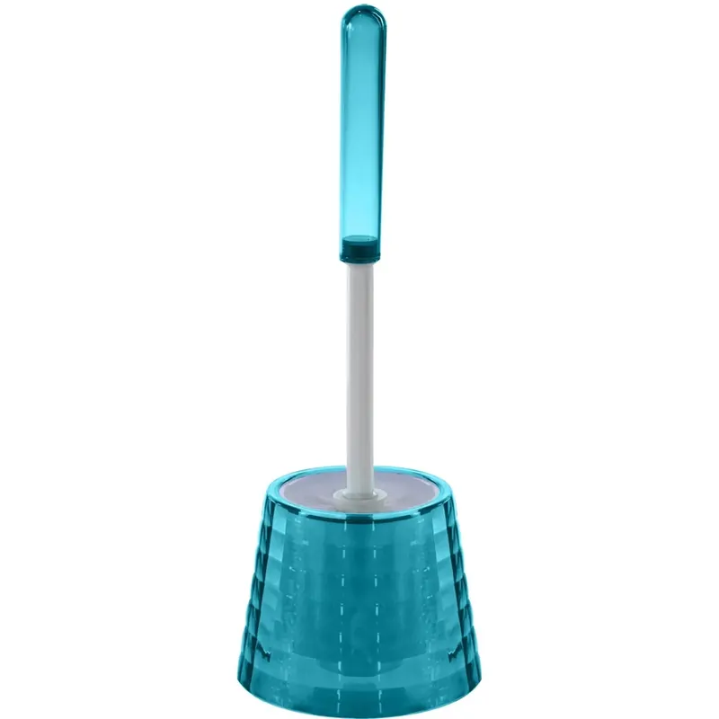 Portascopino bagno Glady H 37 cm turchese