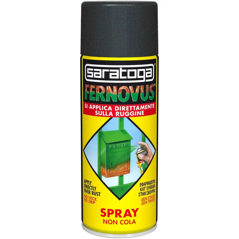 Saratoga spray Fernovus 400 ml grafite ferro metallizzato