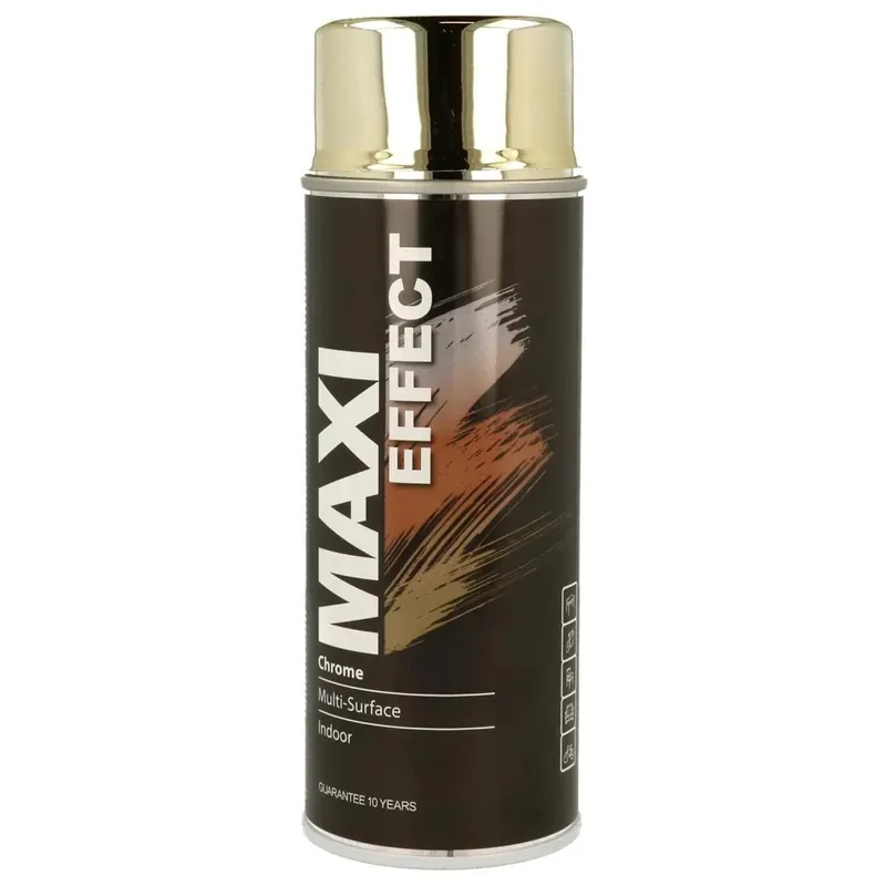 Vernice spray Chromo 400 ml effetto oro