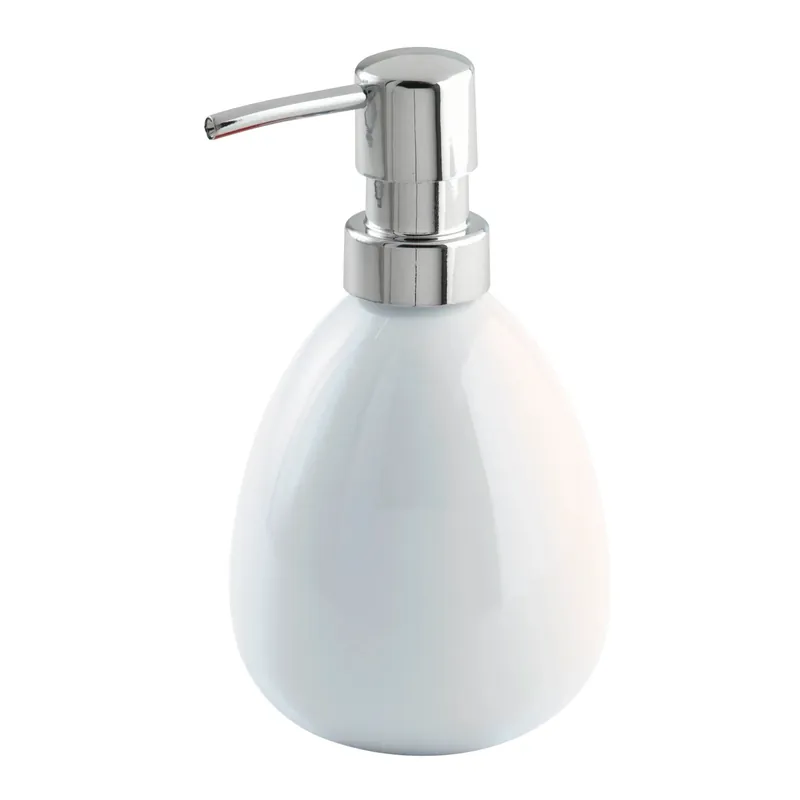 Dispenser di sapone Wenko Polaris in ceramica bianco
