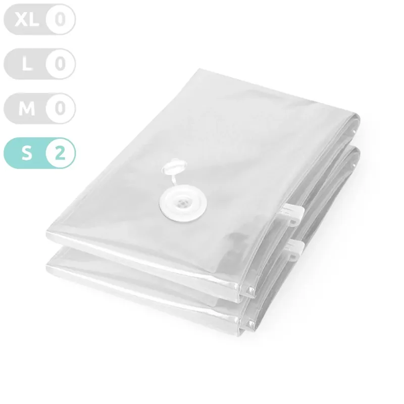 Sacchi salvaspazio Compress set 2 taglia S 40x60 cm