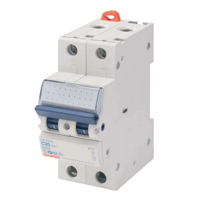 Interruttore magnetotermico Gewiss 1P+N C16 4,5KA 2M