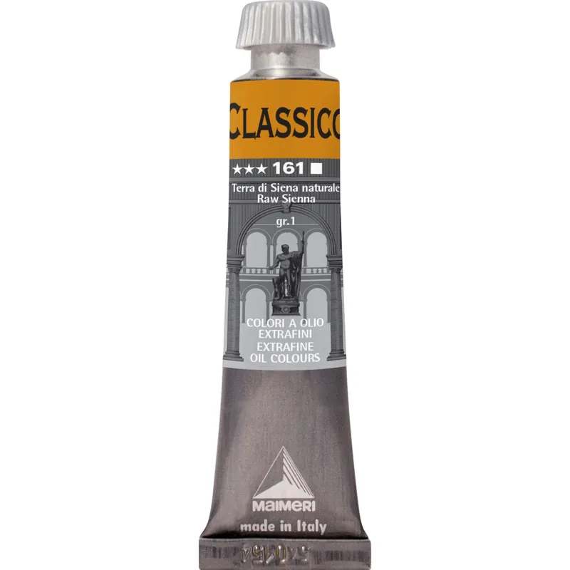 Colori olio classico 20 ml terra di Siena naturale