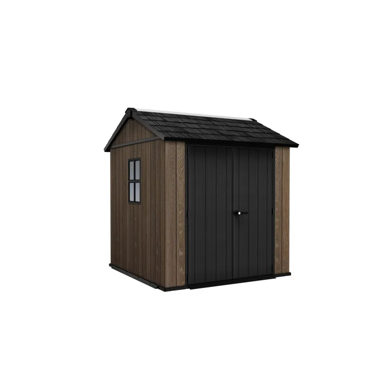 Casetta da giardino Keter in plastica Apex sp 20 mm marr.scuro 7,4 m²