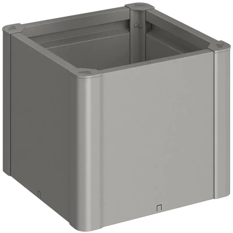 Fioriera da esterno Biohort Belvedere Mini grigio quarzo 45x53x53 cm