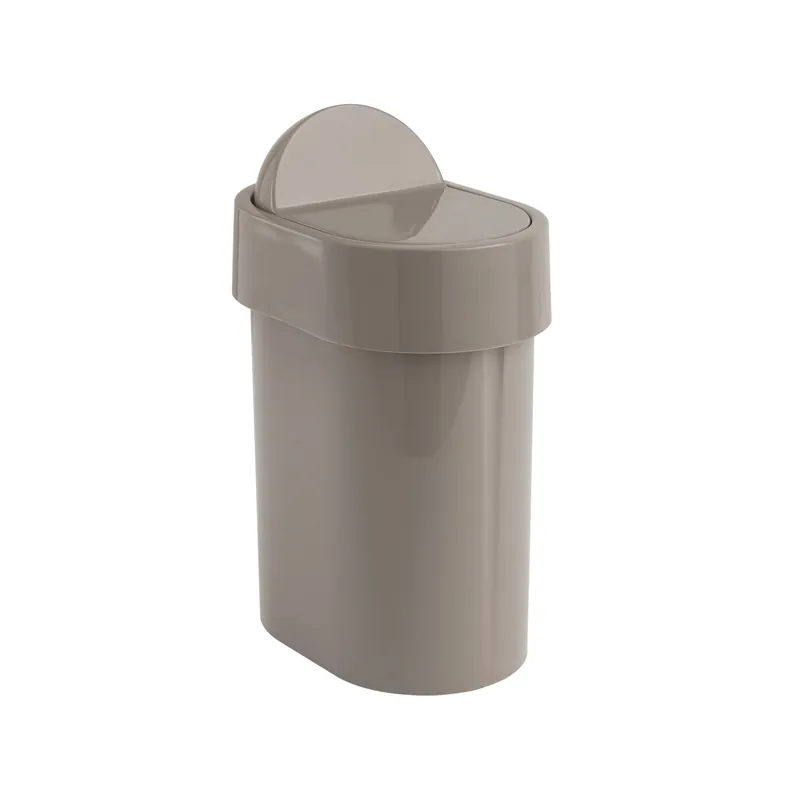 Cestino da bagno Junior in resina 4,8 l tortora