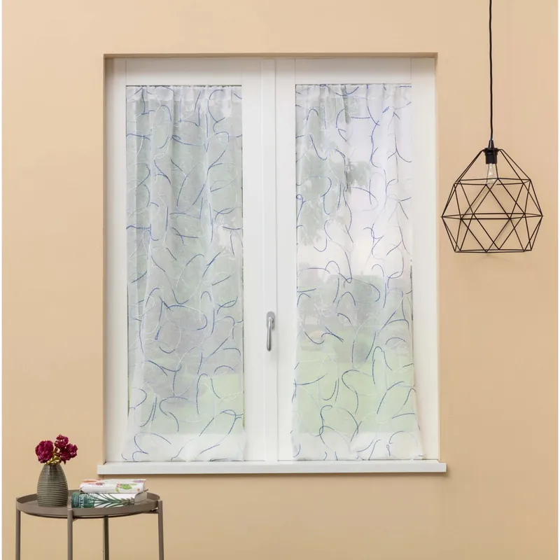 Tenda a vetro Spirale L 60 x 150 cm blu
