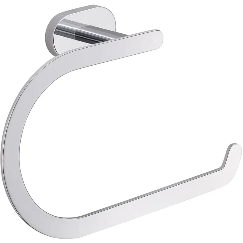 Porta asciugamani ad anello Bernina cromo