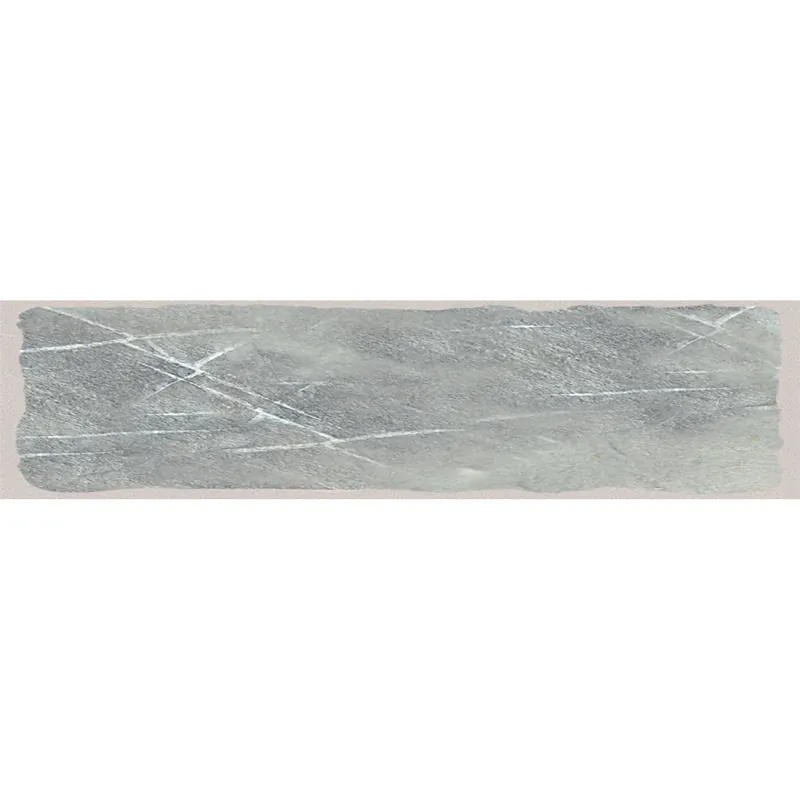 Battiscopa in gres porcellanato Country Sasso bianco 7,5x31 cm