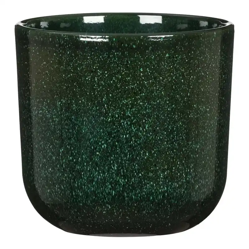 Vaso per fiori in ceramica Scheurich 982 verde 13 cm